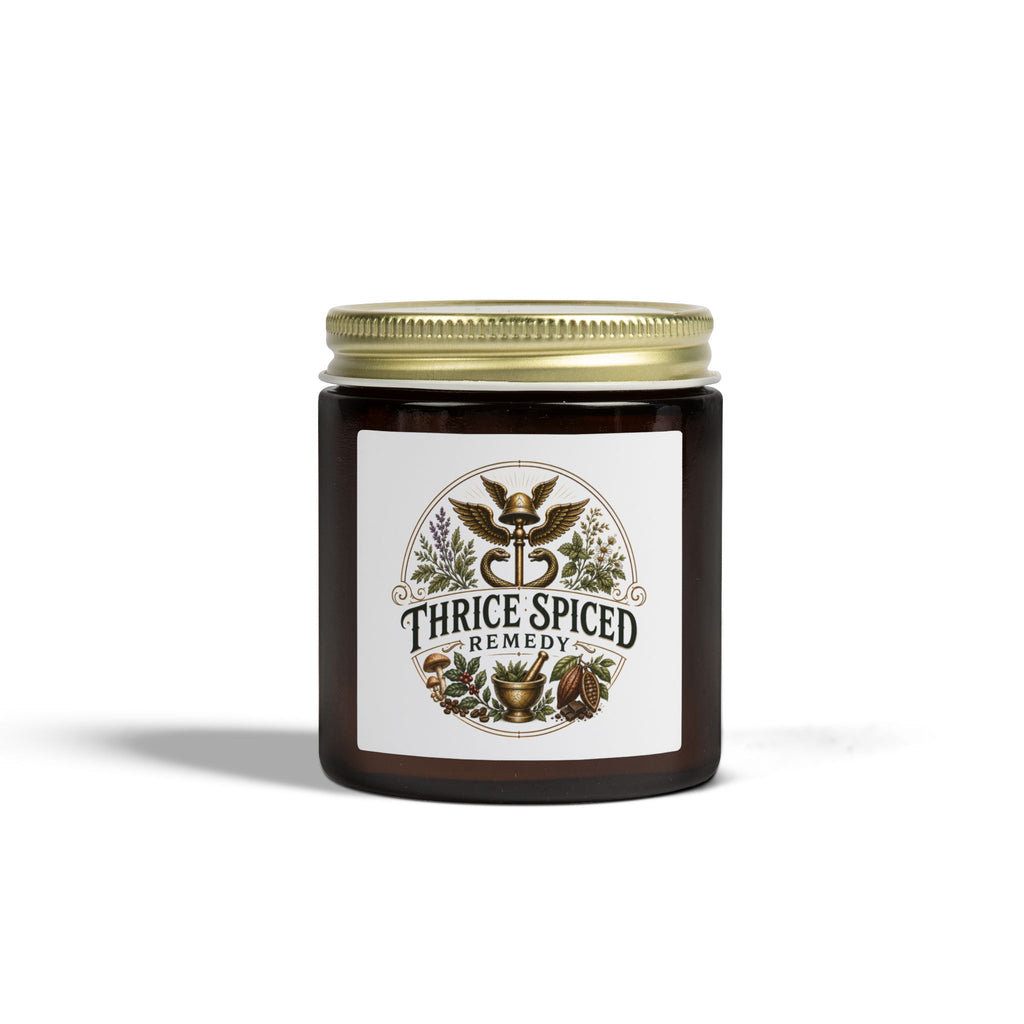 Scented Candle — Coconut Apricot Wax (4oz & 9oz) — Thrice Spiced Remedy