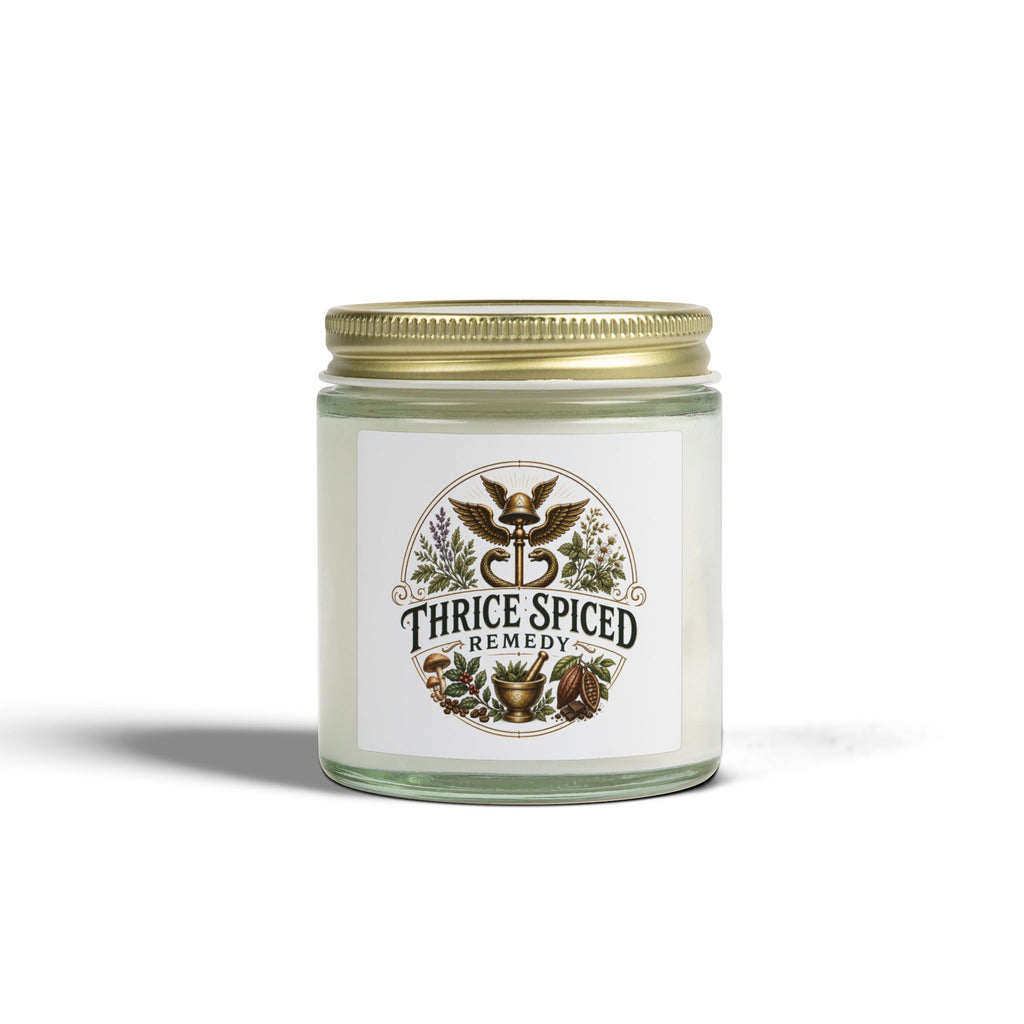 Scented Candle — Coconut Apricot Wax (4oz & 9oz) — Thrice Spiced Remedy